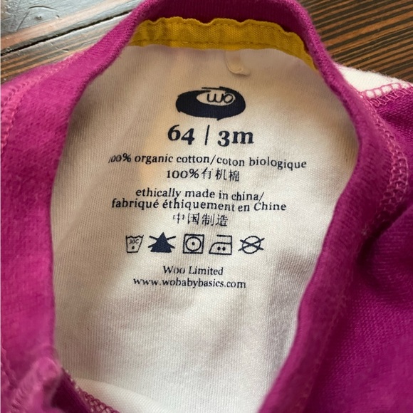 Wobaby Basics Organic Ramen Romper - Picture 2 of 3